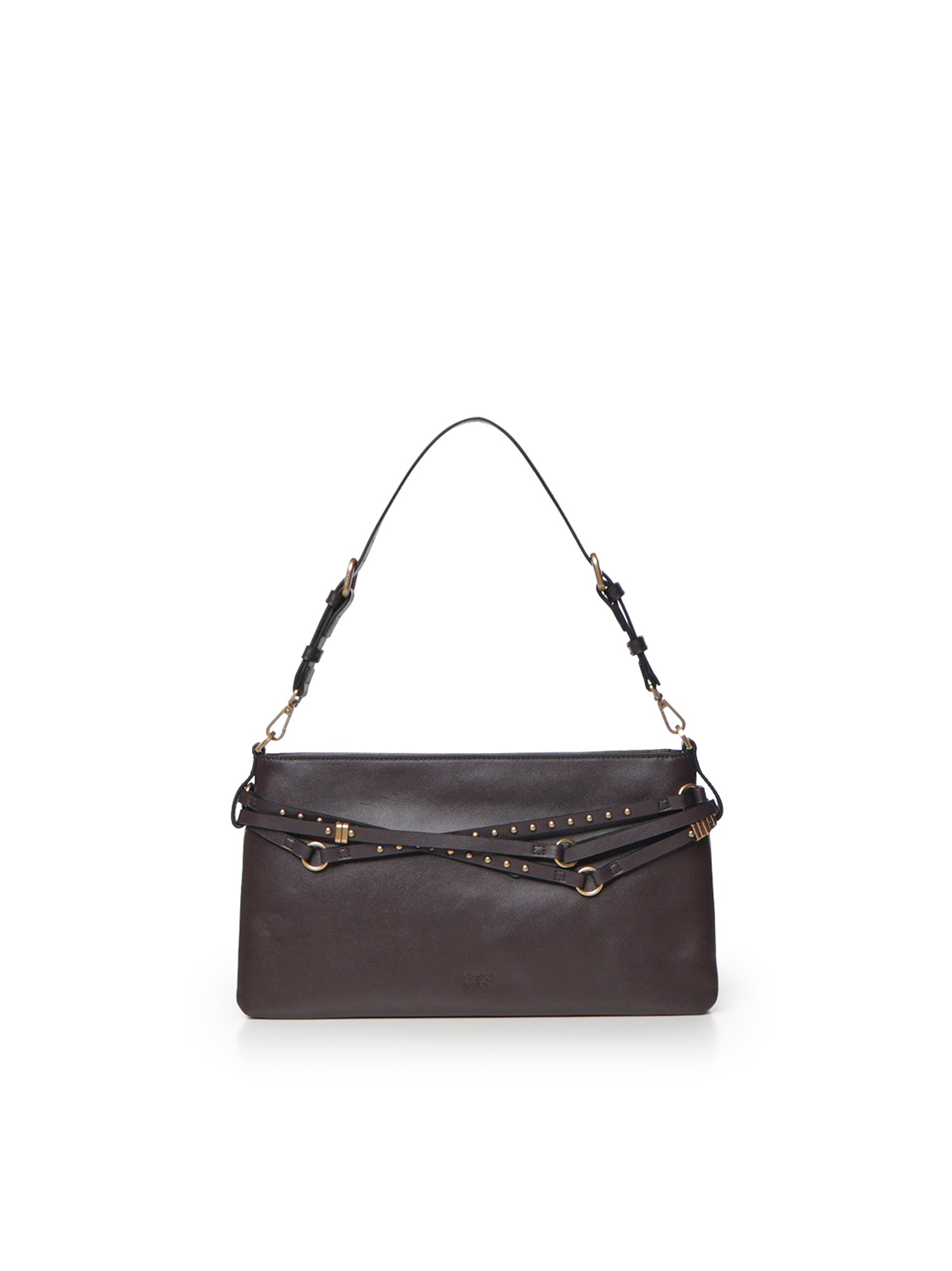 Borsa a spalla media Belt Bag in pelle 106176 A0QOM12Q PINKO 