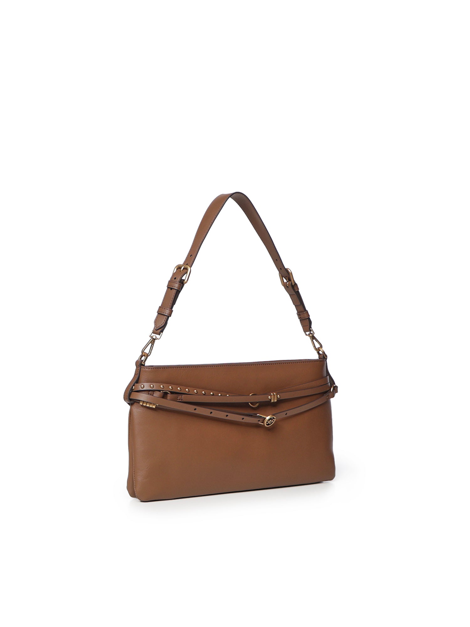 Borsa a spalla media Belt Bag in pelle 106176 A0QOM37Q PINKO 