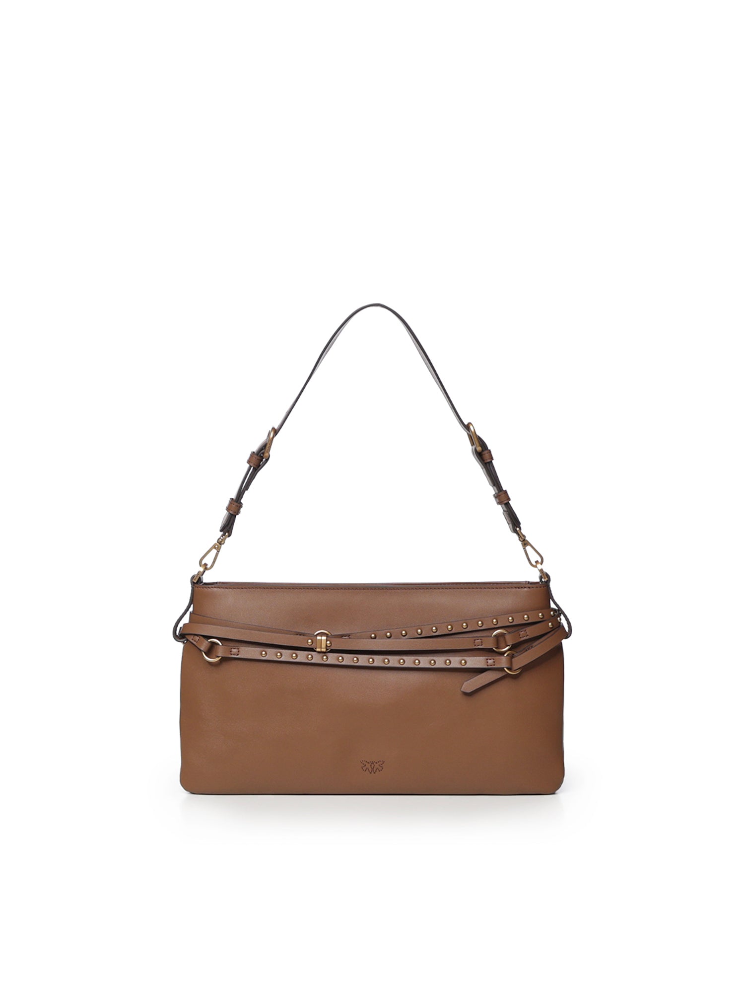 Borsa a spalla media Belt Bag in pelle 106176 A0QOM37Q PINKO 