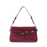 Borsa a spalla media Belt Bag in pelle 106176 A0QOWW5Q PINKO 