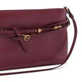 Borsa a spalla media Belt Bag in pelle 106176 A0QOWW5Q PINKO 