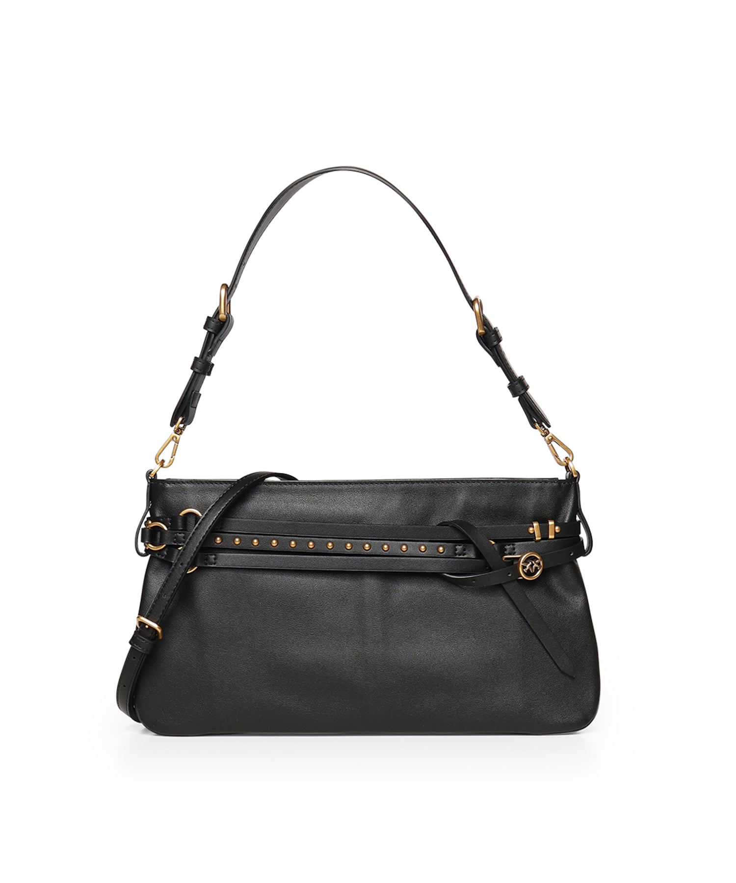 Borsa a spalla media Belt Bag in pelle 106176 A0QOZ99Q PINKO 