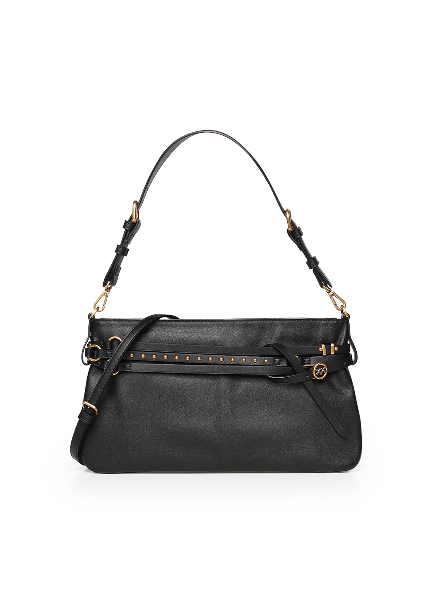 Borsa a spalla media Belt Bag in pelle 106176 A0QOZ99Q PINKO 