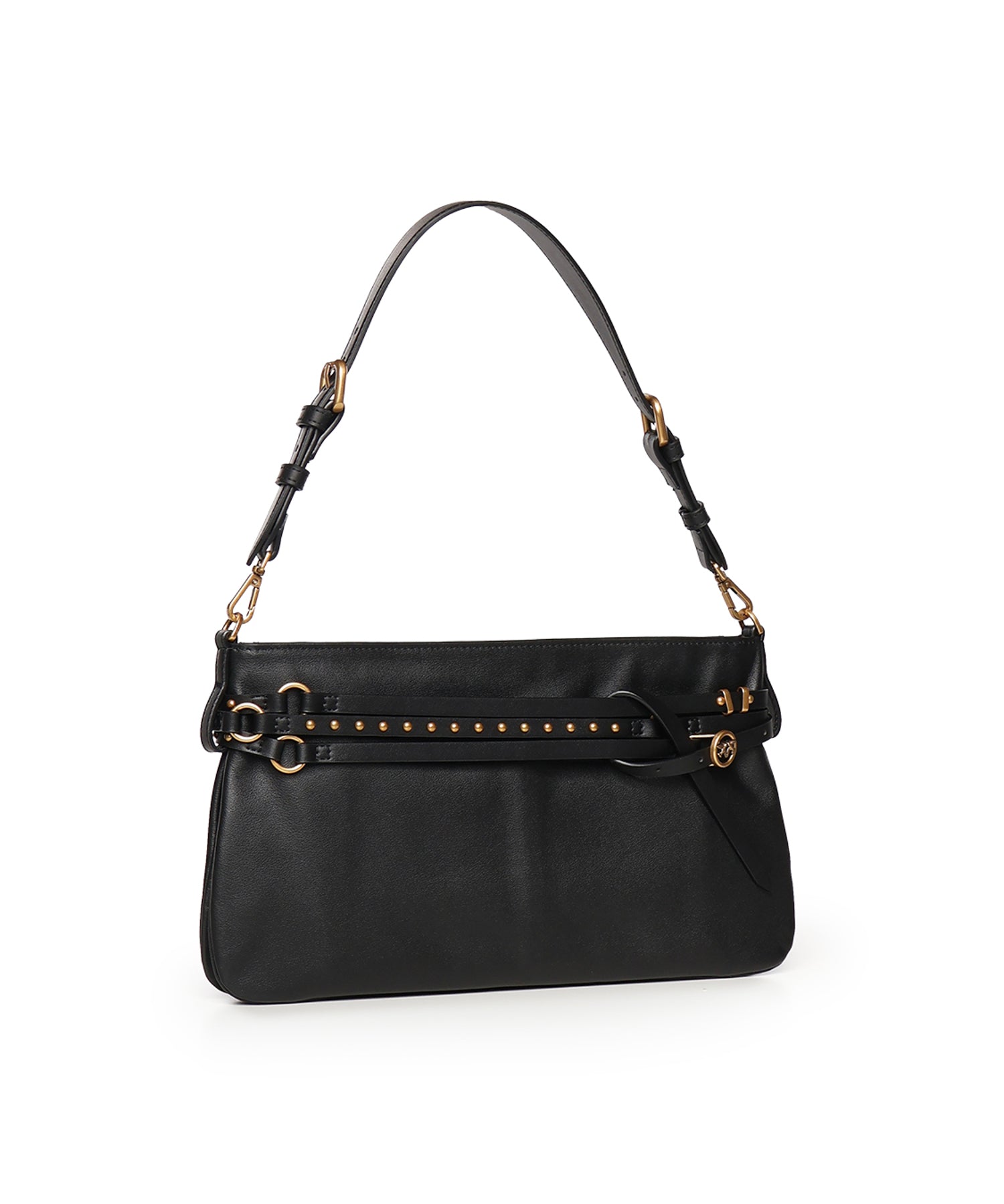 Borsa a spalla media Belt Bag in pelle 106176 A0QOZ99Q PINKO 