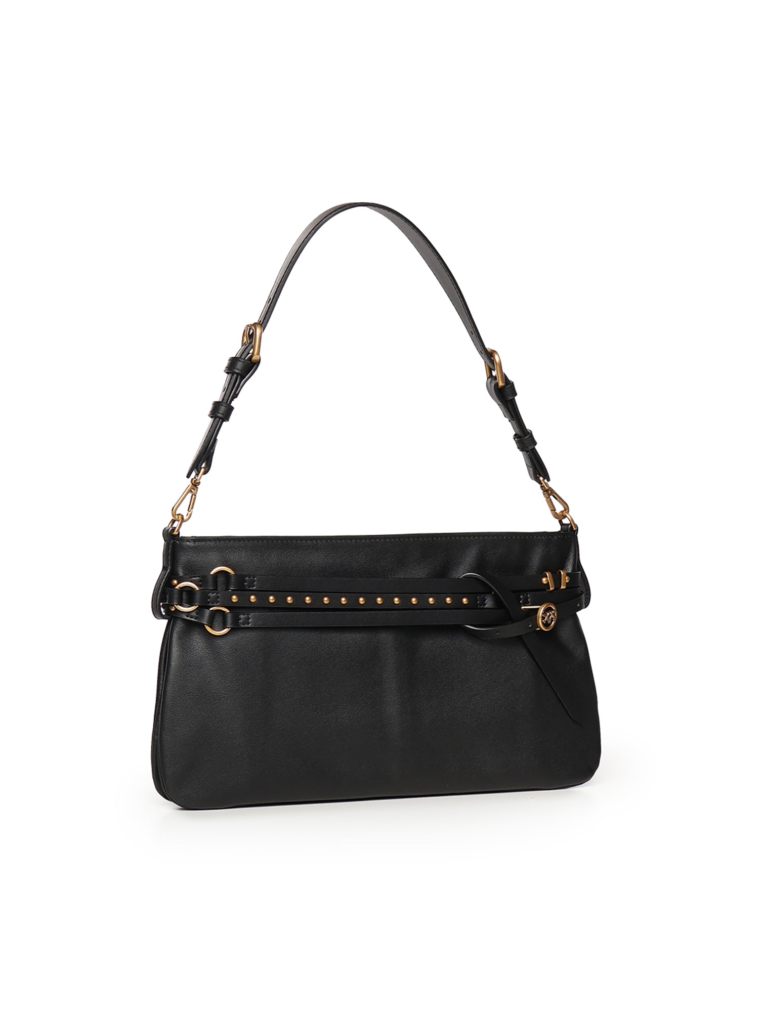 Borsa a spalla media Belt Bag in pelle 106176 A0QOZ99Q PINKO 