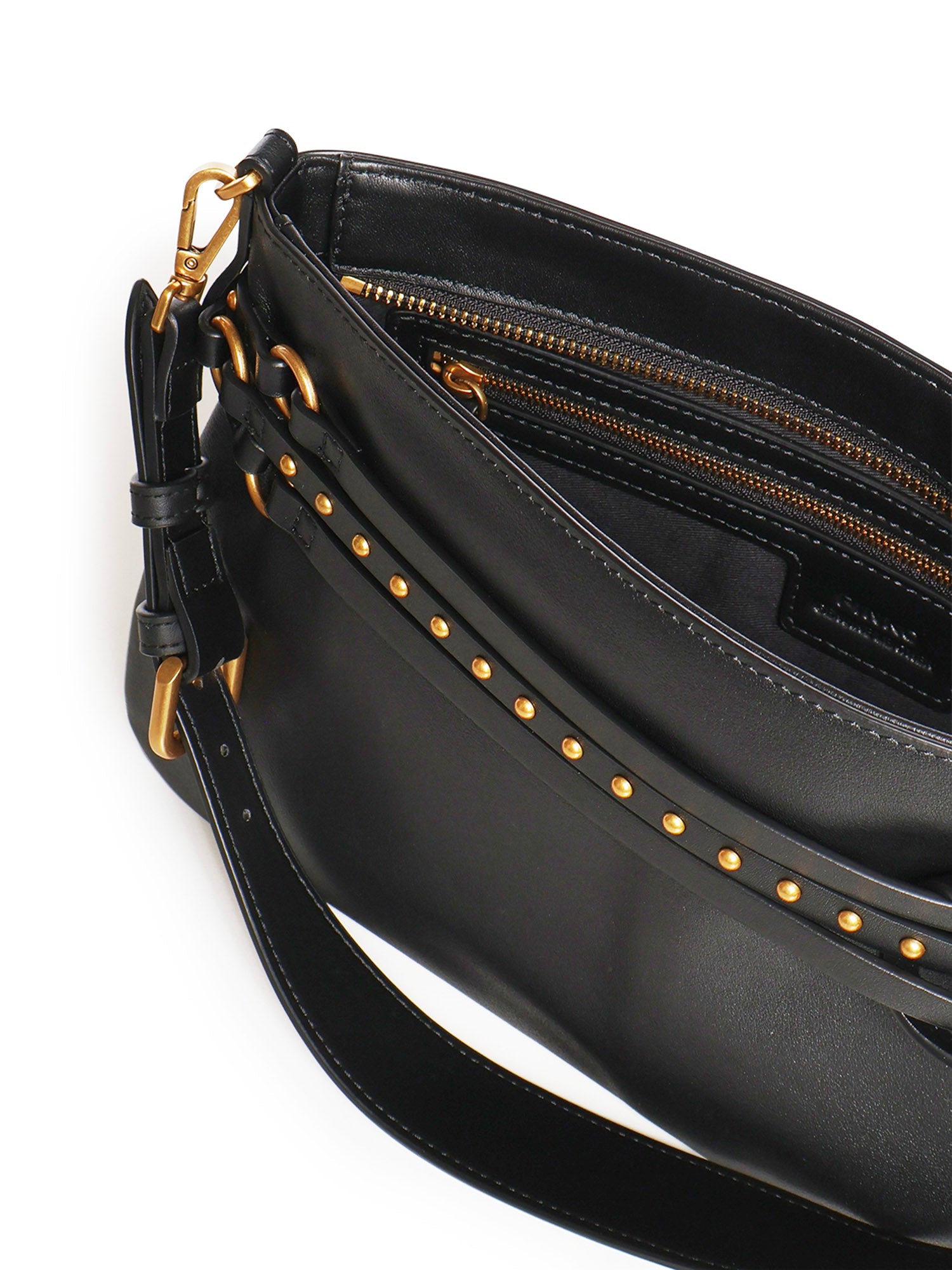 Borsa a spalla media Belt Bag in pelle 106176 A0QOZ99Q PINKO 