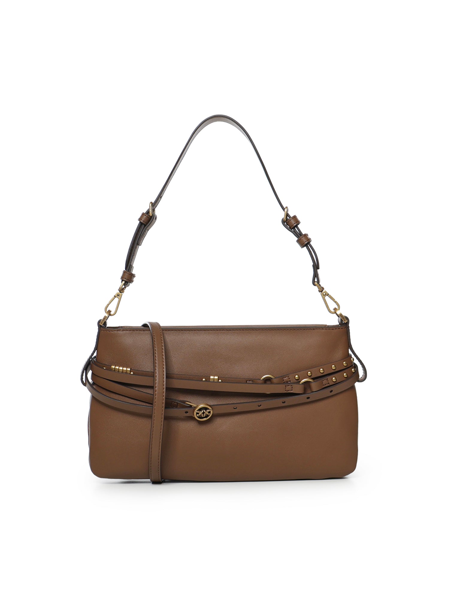 Borsa a spalla Belt Bag Mini in pelle 106177 A0QOM37Q PINKO 
