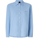 Camicia boxy in popeline 106248 A32LG52 PINKO 