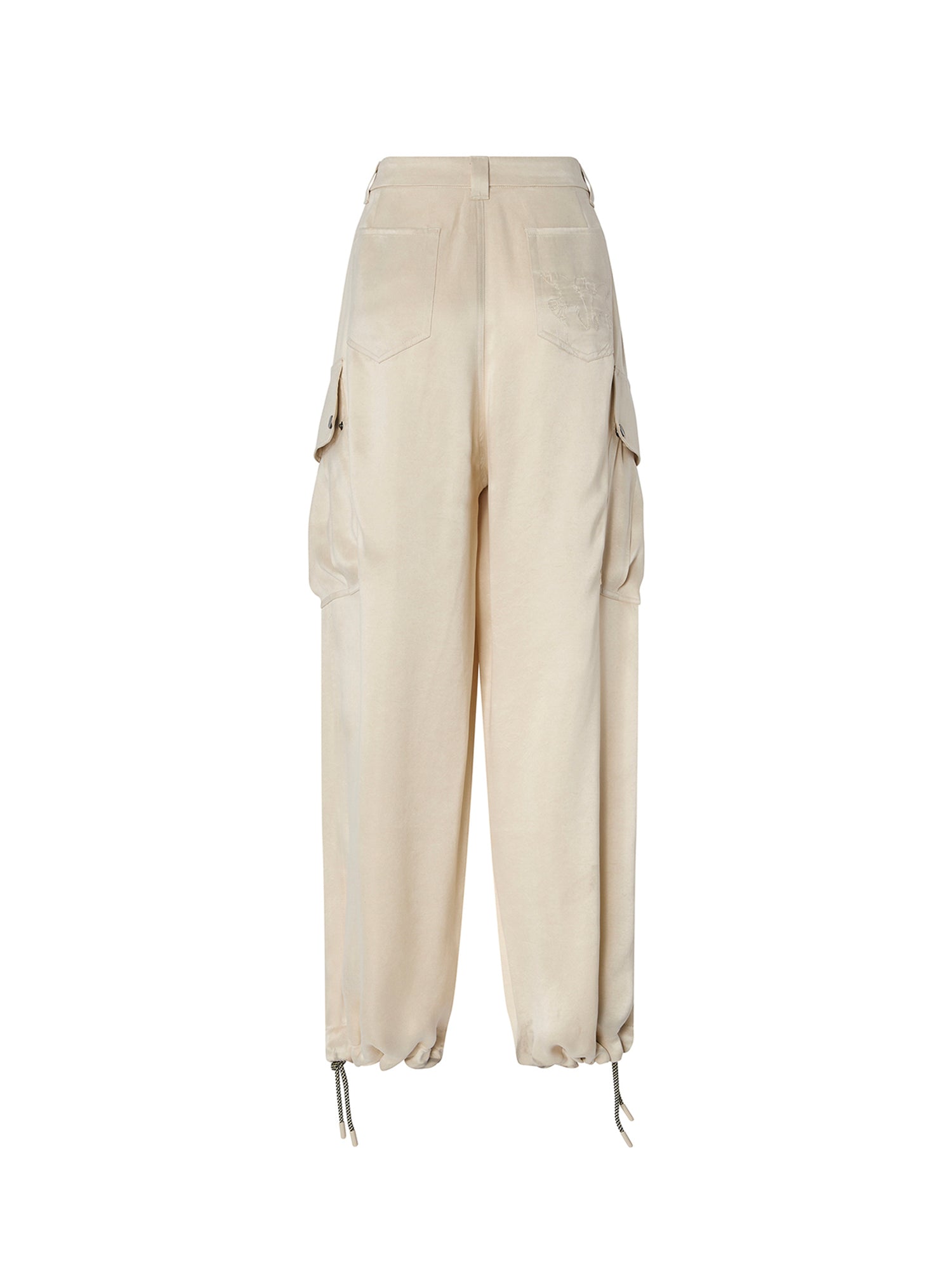 Pantalone in misto lyocell e viscosa 106444 A3F8C21 PINKO 