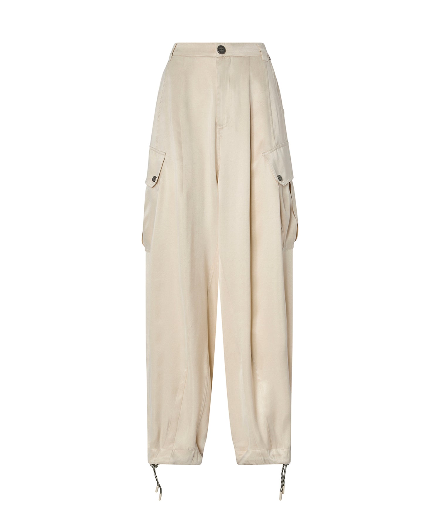 Pantalone in misto lyocell e viscosa 106444 A3F8C21 PINKO 