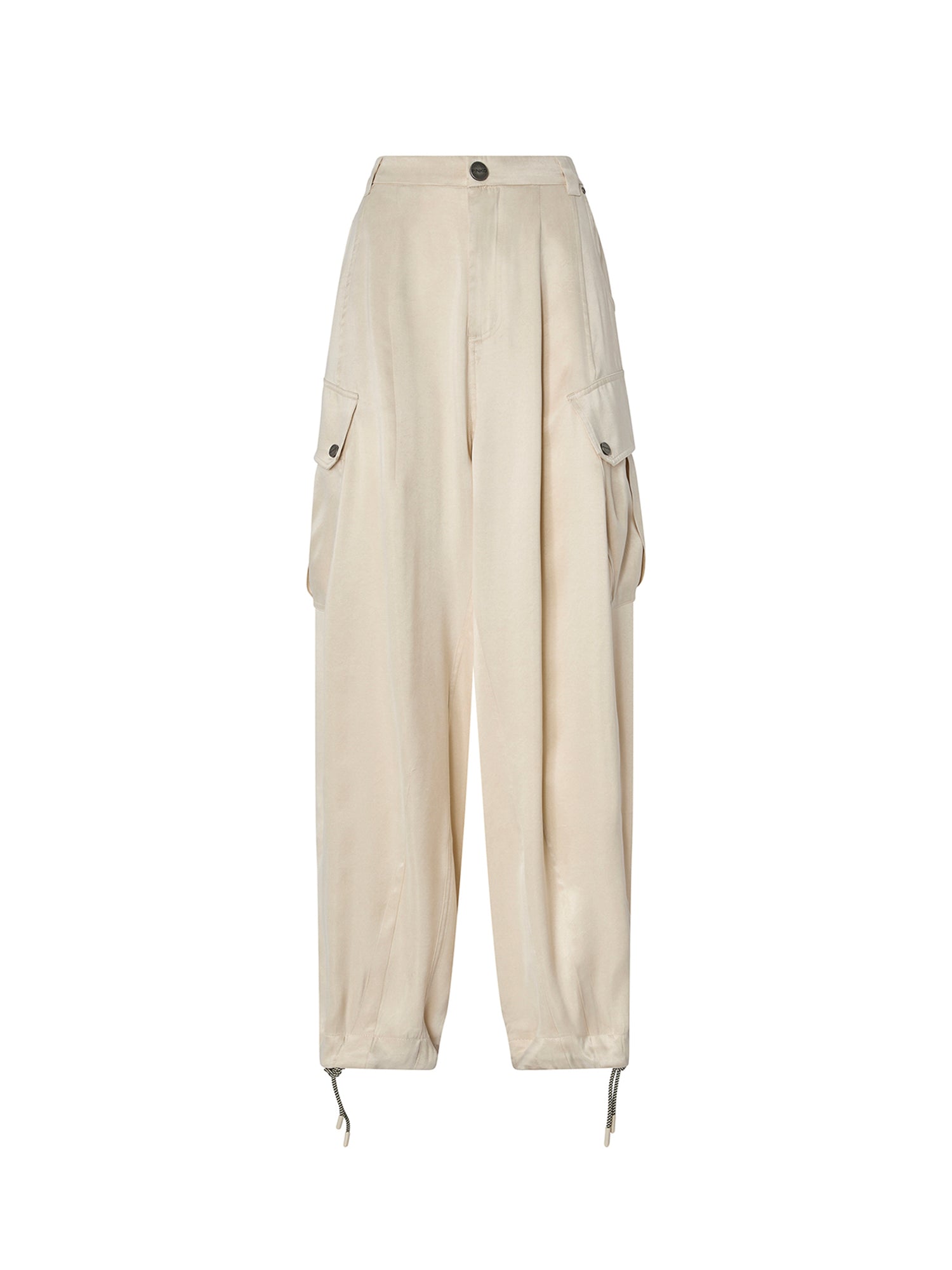Pantalone in misto lyocell e viscosa 106444 A3F8C21 PINKO 