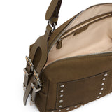 Borsa a spalla media Keeper Bag in suede 106676 A3LXV65N PINKO 