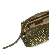 Borsa bauletto mini effetto suede con strass 106967 A3O8V65Y PINKO 