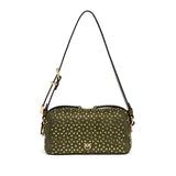 Borsa bauletto mini effetto suede con strass 106967 A3O8V65Y PINKO 