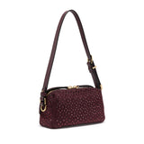 Borsa bauletto mini effetto suede con strass 106967 A3O8W34Y PINKO 