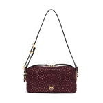 Borsa bauletto mini effetto suede con strass 106967 A3O8W34Y PINKO 