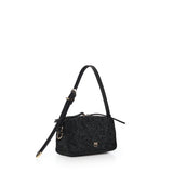 Borsa bauletto mini effetto suede con strass 106967 A3O8Z99Y PINKO 