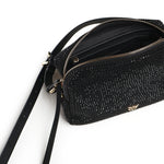 Borsa bauletto mini effetto suede con strass 106967 A3O8Z99Y PINKO 