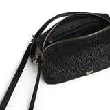 Borsa bauletto mini effetto suede con strass 106967 A3O8Z99Y PINKO 