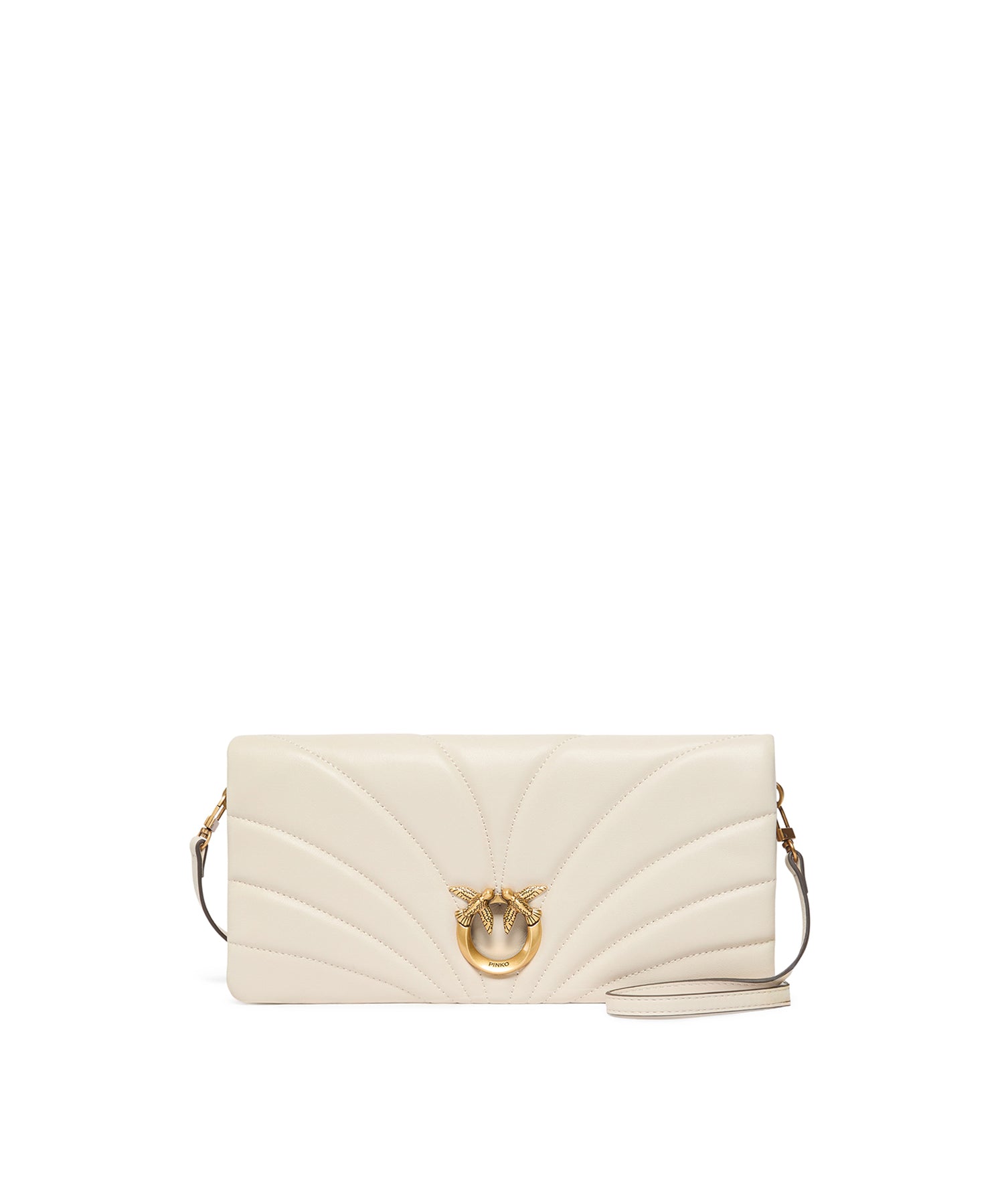 Pochette a tracolla media Love Bag Click Horizontal in nappa trapuntata 107035 A0F2Z14Q PINKO 