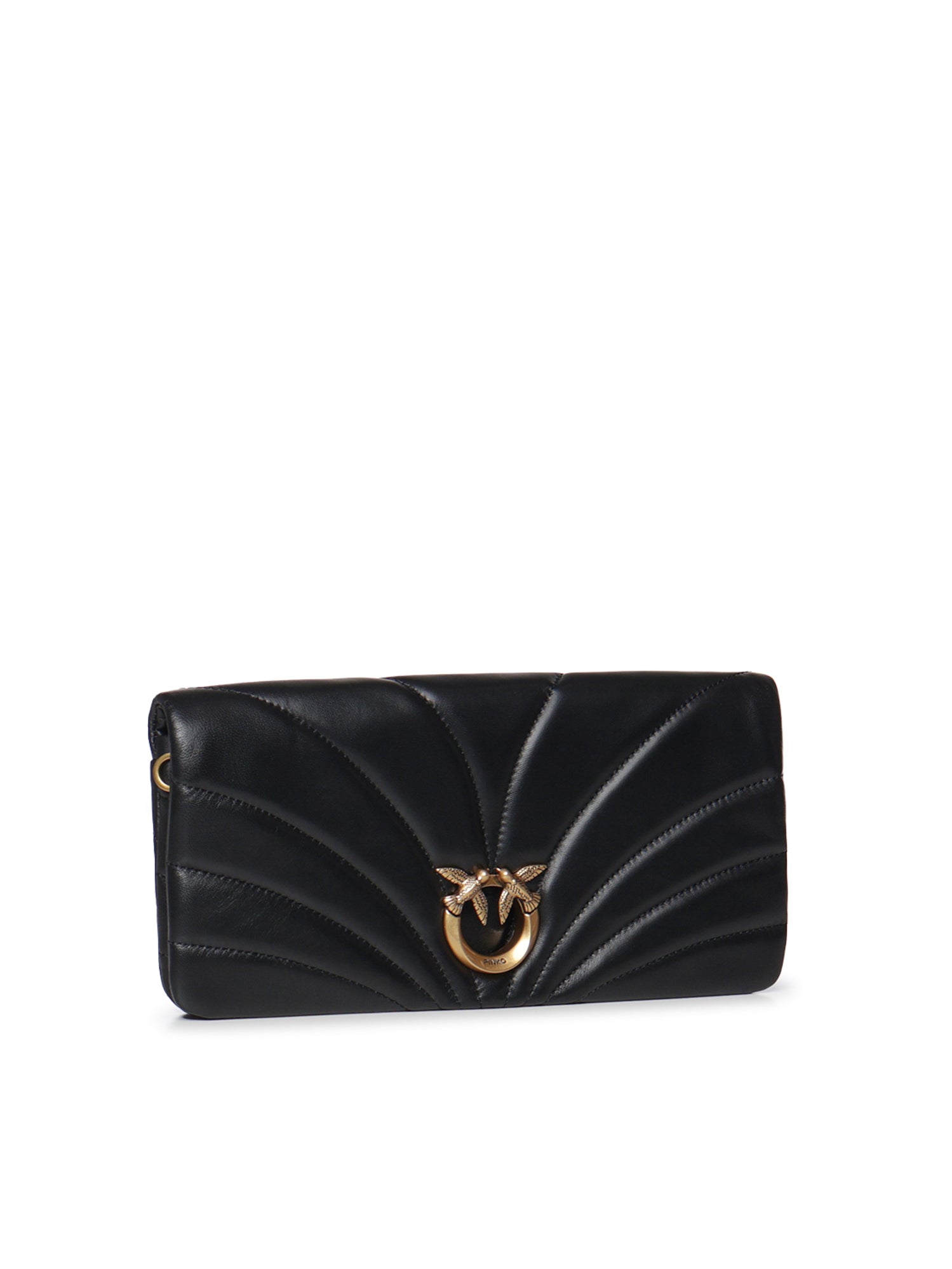 Pochette a tracolla media Love Bag Click Horizontal in nappa trapuntata 107035 A0F2Z99Q PINKO 