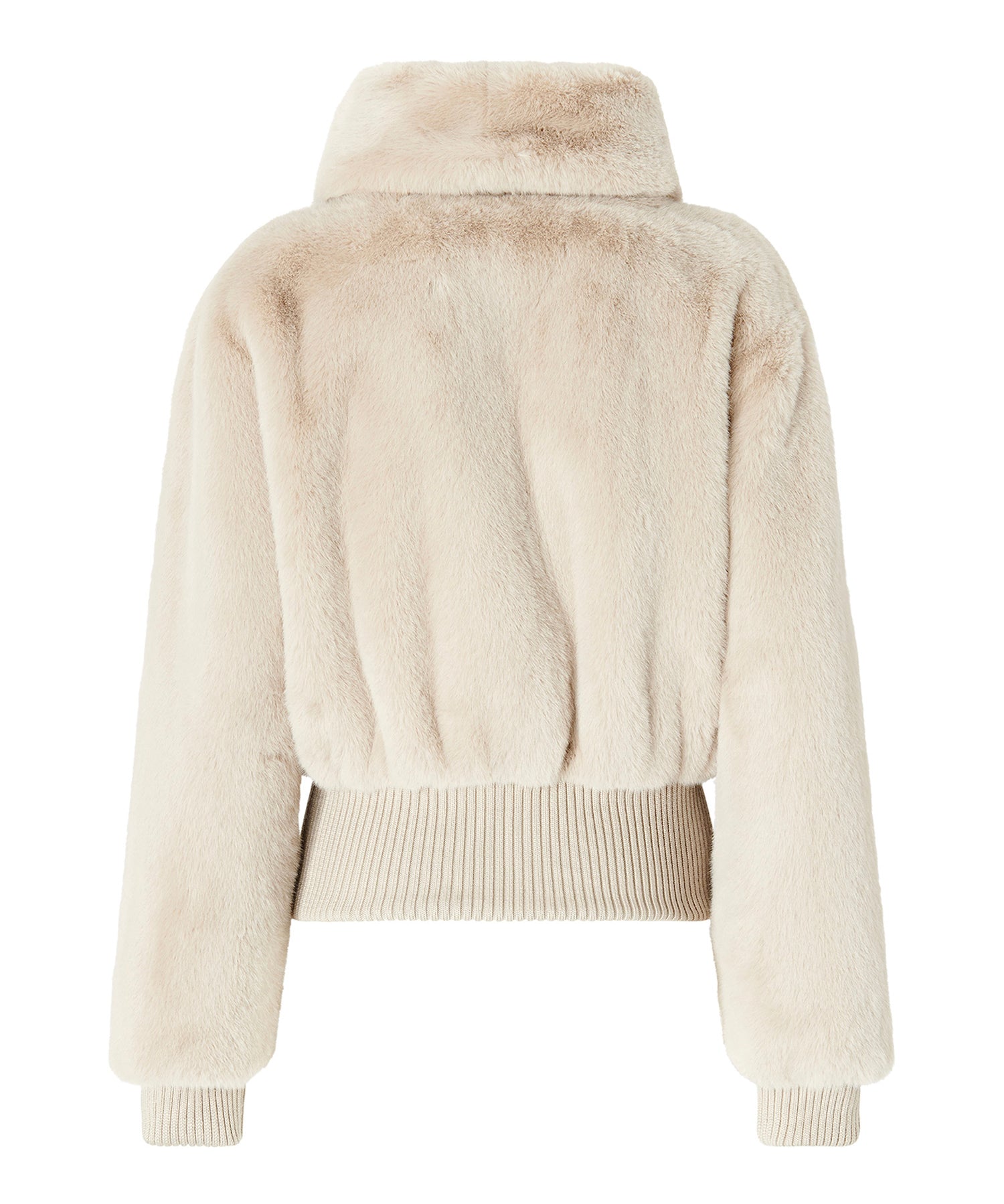 Bomber cropped effetto pelliccia 107040 A3E7C32 PINKO 