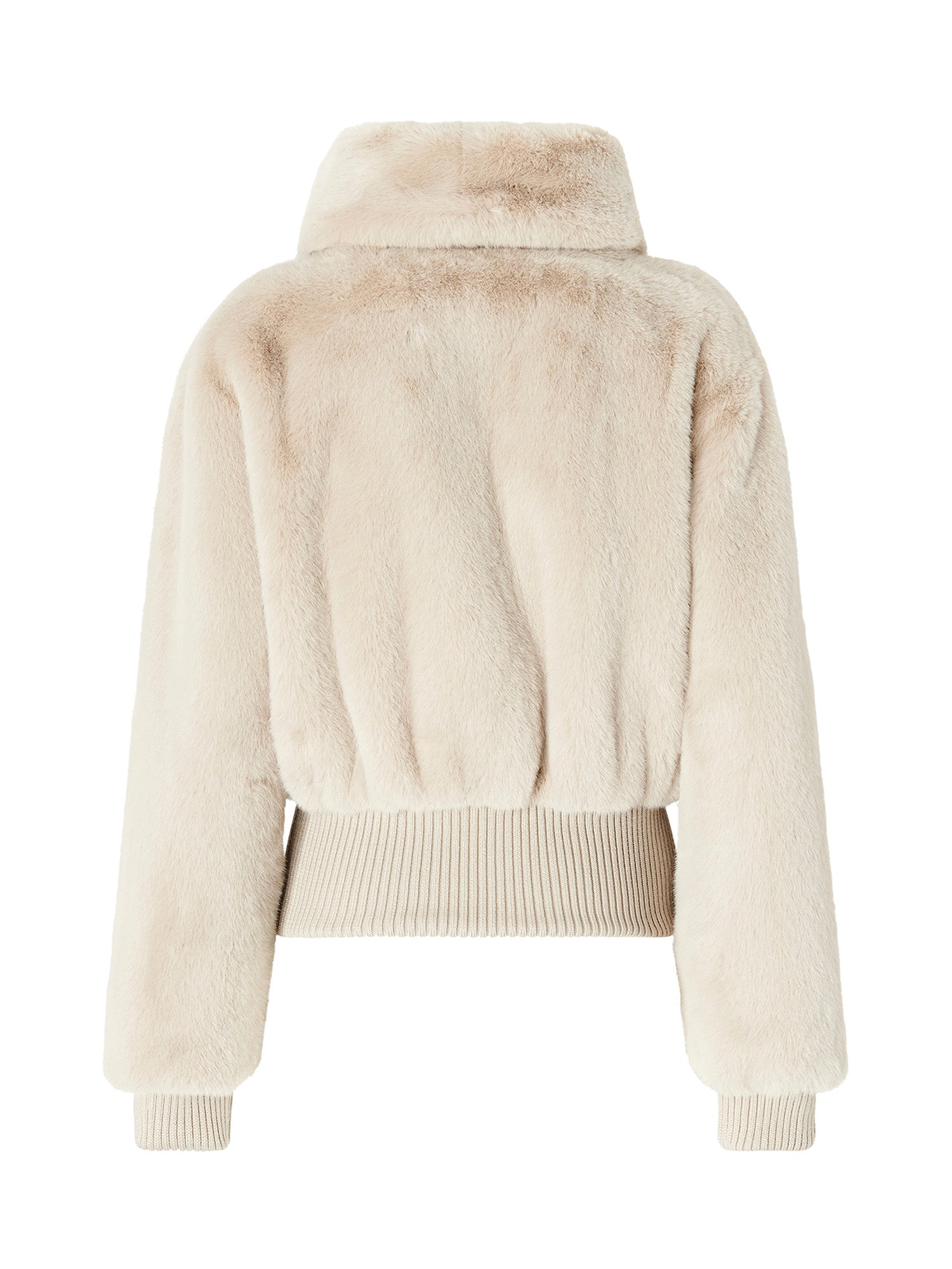 Bomber cropped effetto pelliccia 107040 A3E7C32 PINKO 