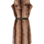 Gilet lungo effetto pelliccia 107042 A3C6D31 PINKO 