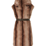 Gilet lungo effetto pelliccia 107042 A3C6D31 PINKO 