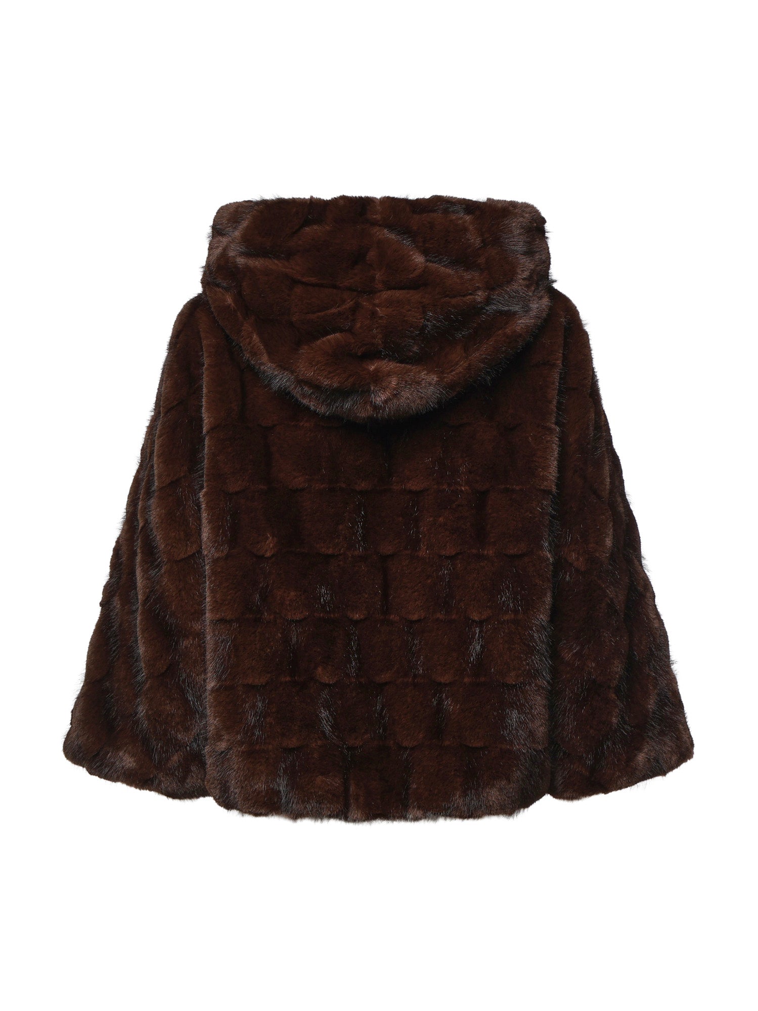 Giacca blouson effetto pelliccia con cappuccio 107054 A3C5M11 PINKO 
