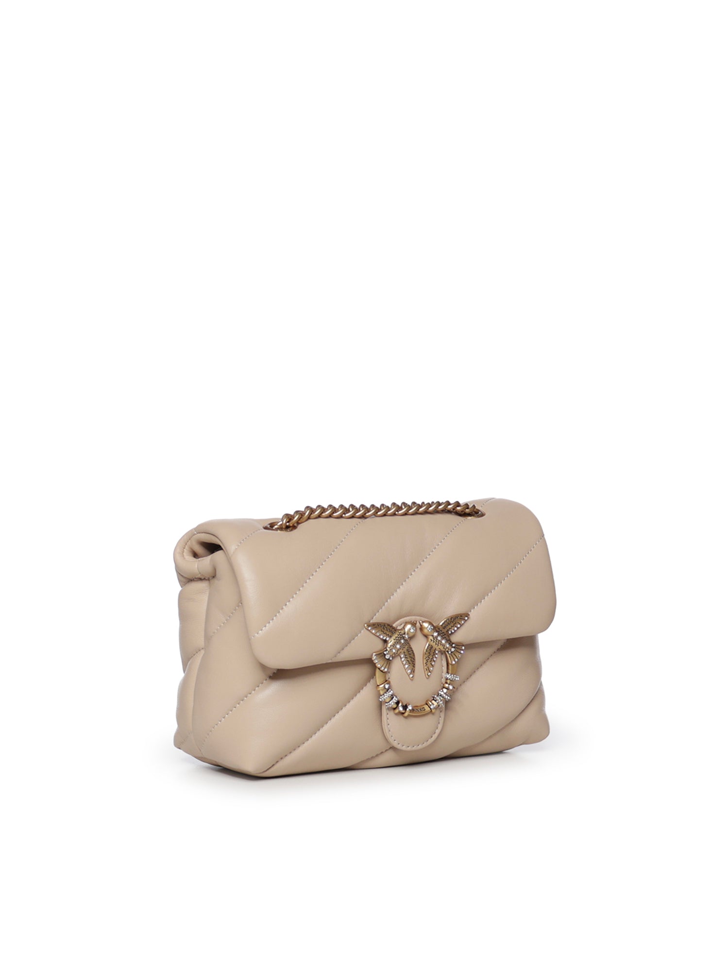 Borsa a tracolla Mini Love Bag Puff in nappa trapuntata 107058 A0F2C50Q PINKO 