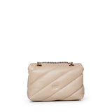 Borsa a tracolla Mini Love Bag Puff in nappa trapuntata 107058 A0F2C50Q PINKO 