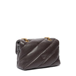 Borsa a tracolla Mini Love Bag Puff in nappa trapuntata 107058 A0F2M12Q PINKO 