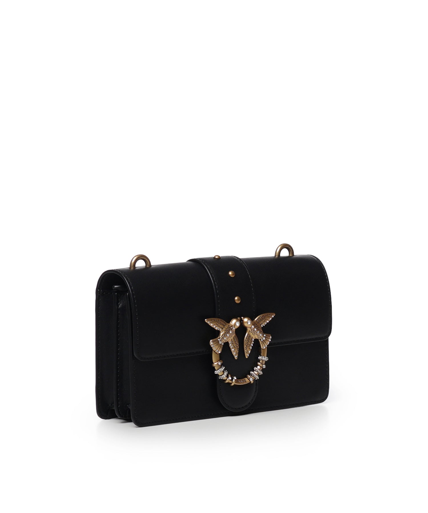 Borsa a tracolla Mini Love Bag One in pelle con fibbia gioiello 107071 A0F1Z99Q PINKO 