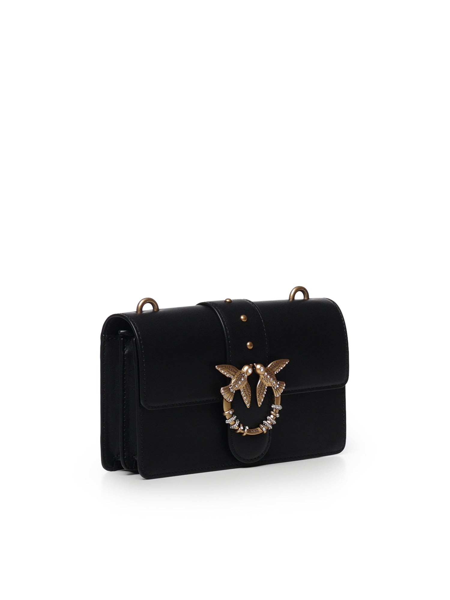 Borsa a tracolla Mini Love Bag One in pelle con fibbia gioiello 107071 A0F1Z99Q PINKO 