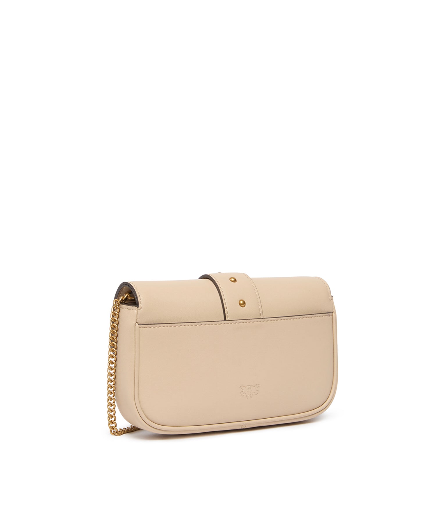 Borsa a spalla Love Bag Pocket in pelle con fibbia gioiello 107072 A0F1C50Q PINKO 