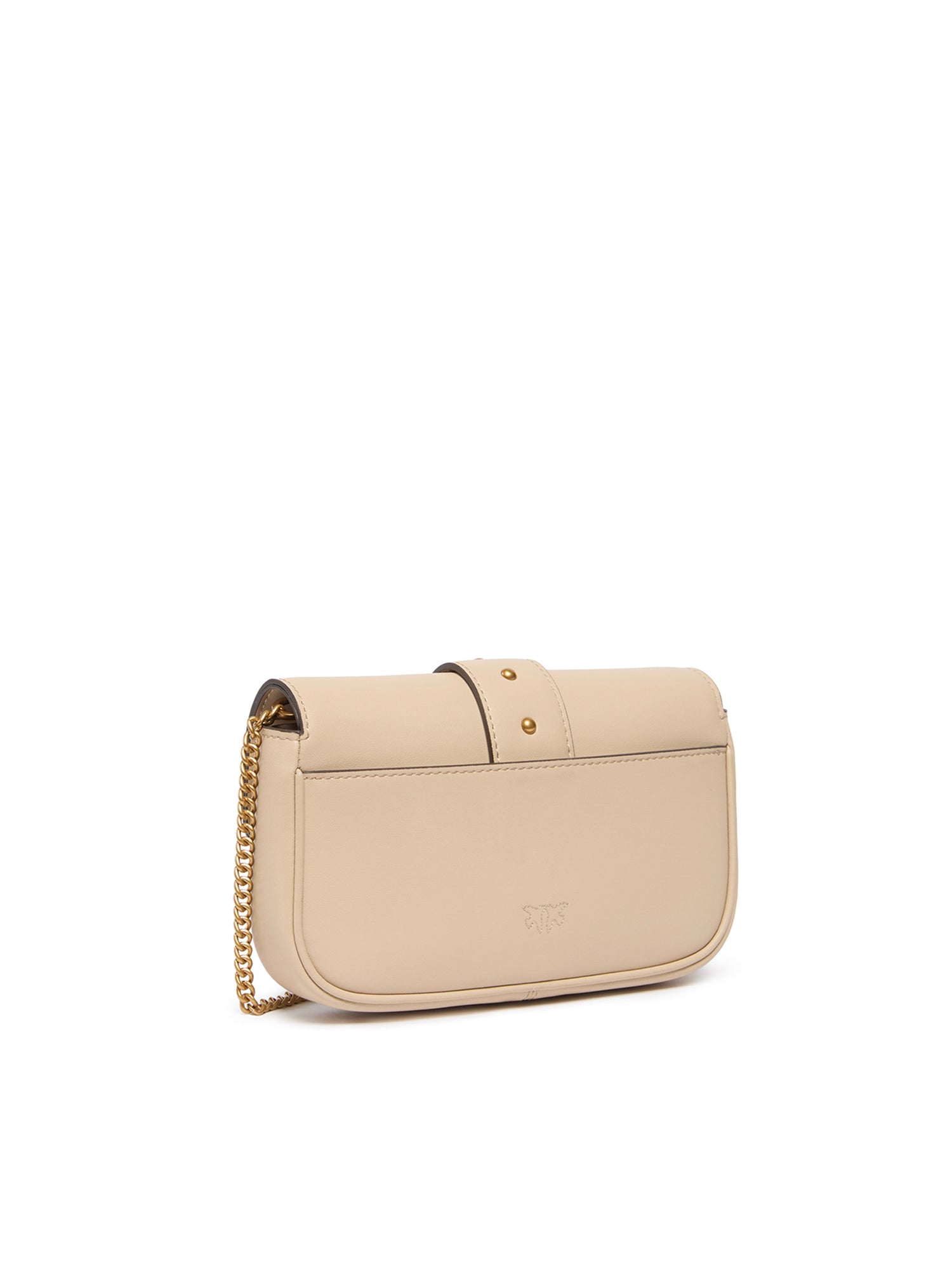 Borsa a spalla Love Bag Pocket in pelle con fibbia gioiello 107072 A0F1C50Q PINKO 
