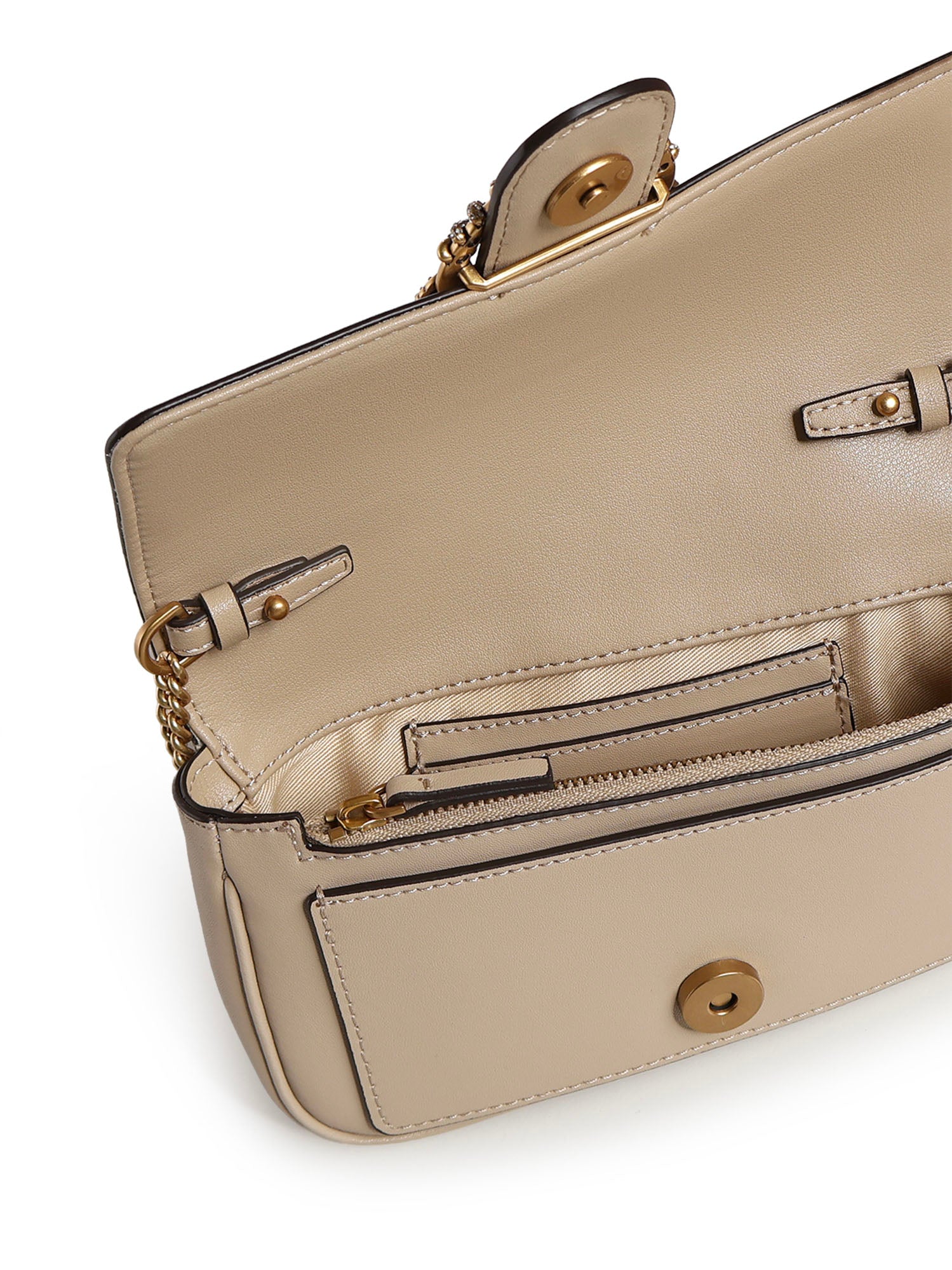 Borsa a spalla Love Bag Pocket in pelle con fibbia gioiello 107072 A0F1C50Q PINKO 