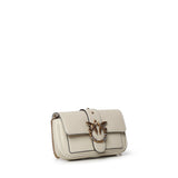 Borsa a spalla Love Bag Pocket in pelle con fibbia gioiello 107072 A0F1Z14Q PINKO 