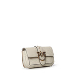 Borsa a spalla Love Bag Pocket in pelle con fibbia gioiello 107072 A0F1Z14Q PINKO 