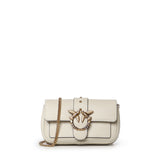 Borsa a spalla Love Bag Pocket in pelle con fibbia gioiello 107072 A0F1Z14Q PINKO 