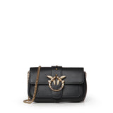 Borsa a spalla Love Bag Pocket in pelle con fibbia gioiello 107072 A0F1Z99Q PINKO 