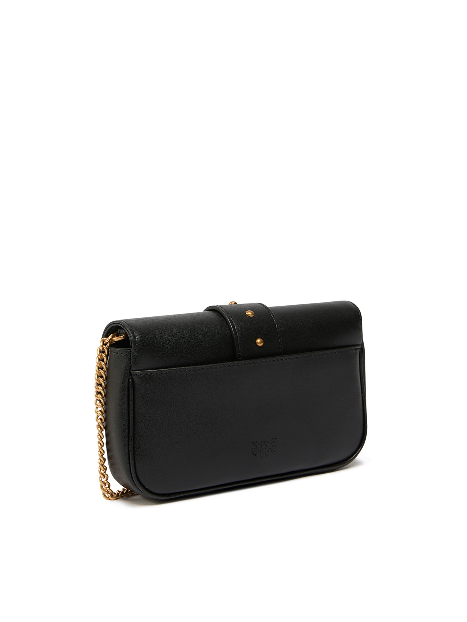 Borsa a spalla Love Bag Pocket in pelle con fibbia gioiello 107072 A0F1Z99Q PINKO 