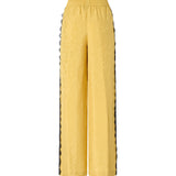 Pantaloni palazzo con motivo floreale e banda in pizzo 107147 A3FCH54 PINKO 