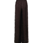 Pantaloni palazzo con motivo floreale e banda in pizzo 107147 A3FCL72 PINKO 