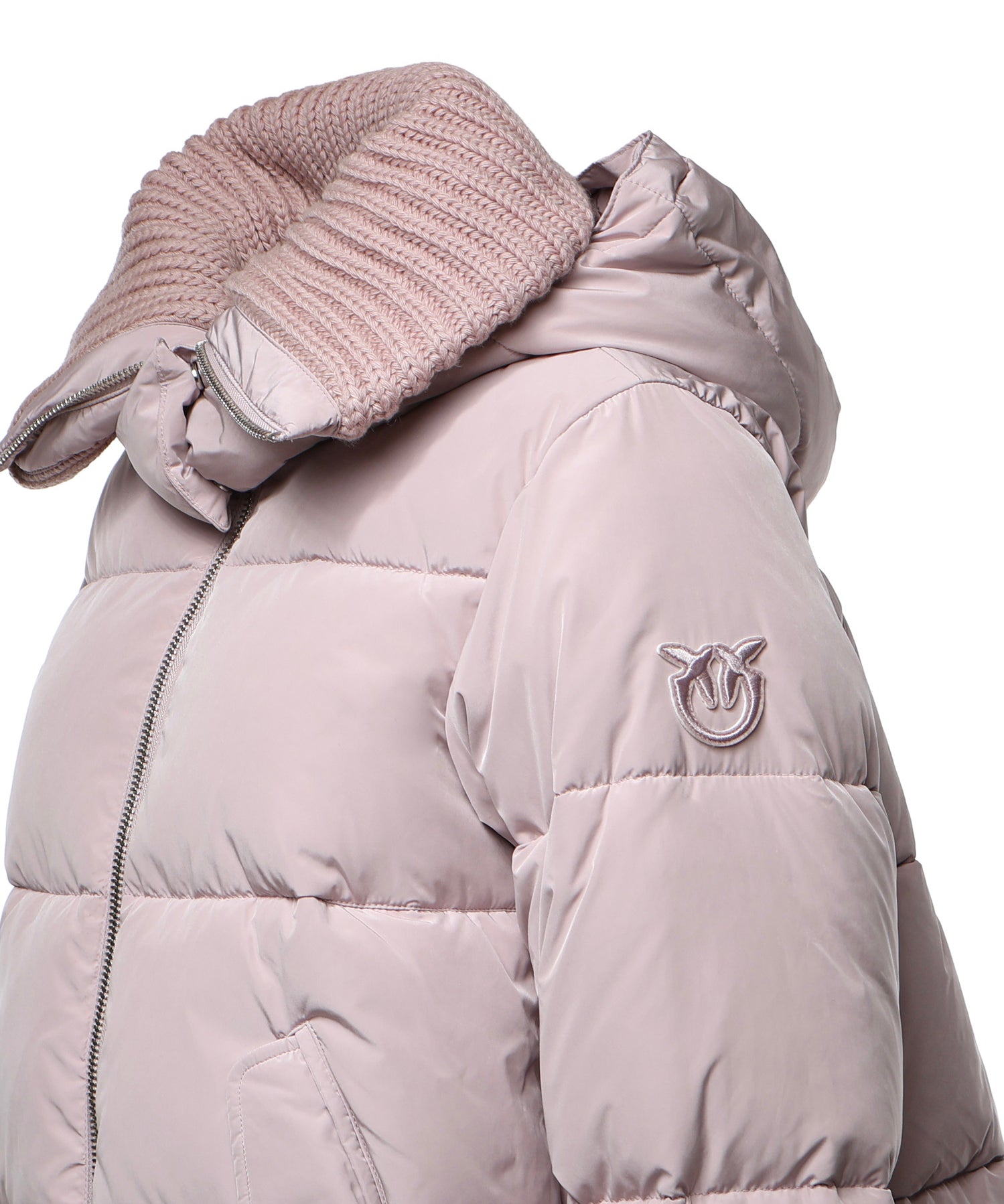 Caban svasato in tela tecnica idrorepellente 107161 A39JO06 PINKO 