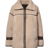 Caban in teddy 107165 A3FJZL3 PINKO 