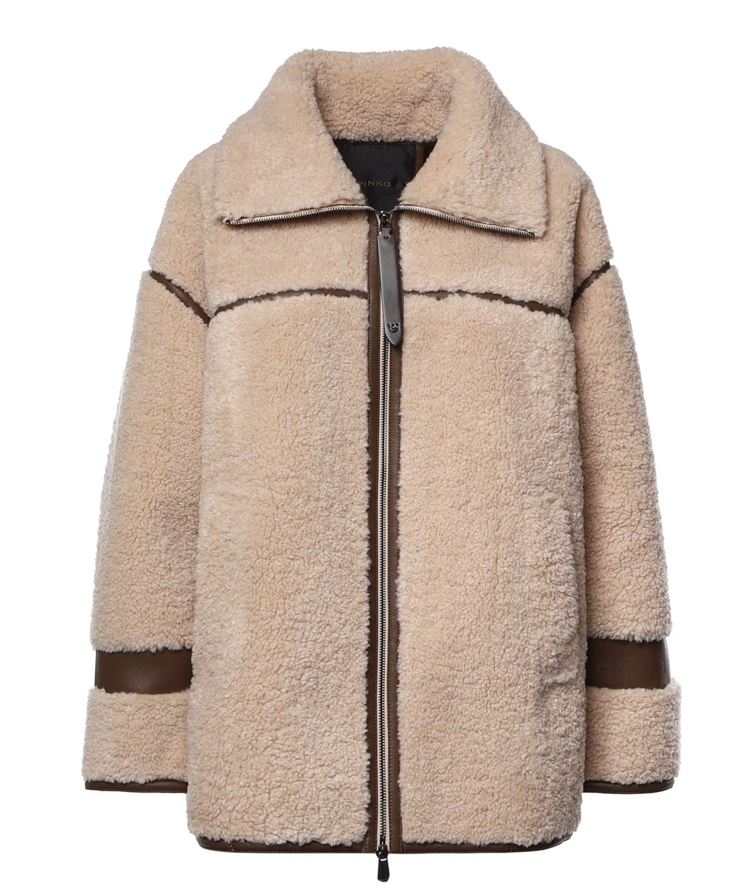 Caban in teddy 107165 A3FJZL3 PINKO 
