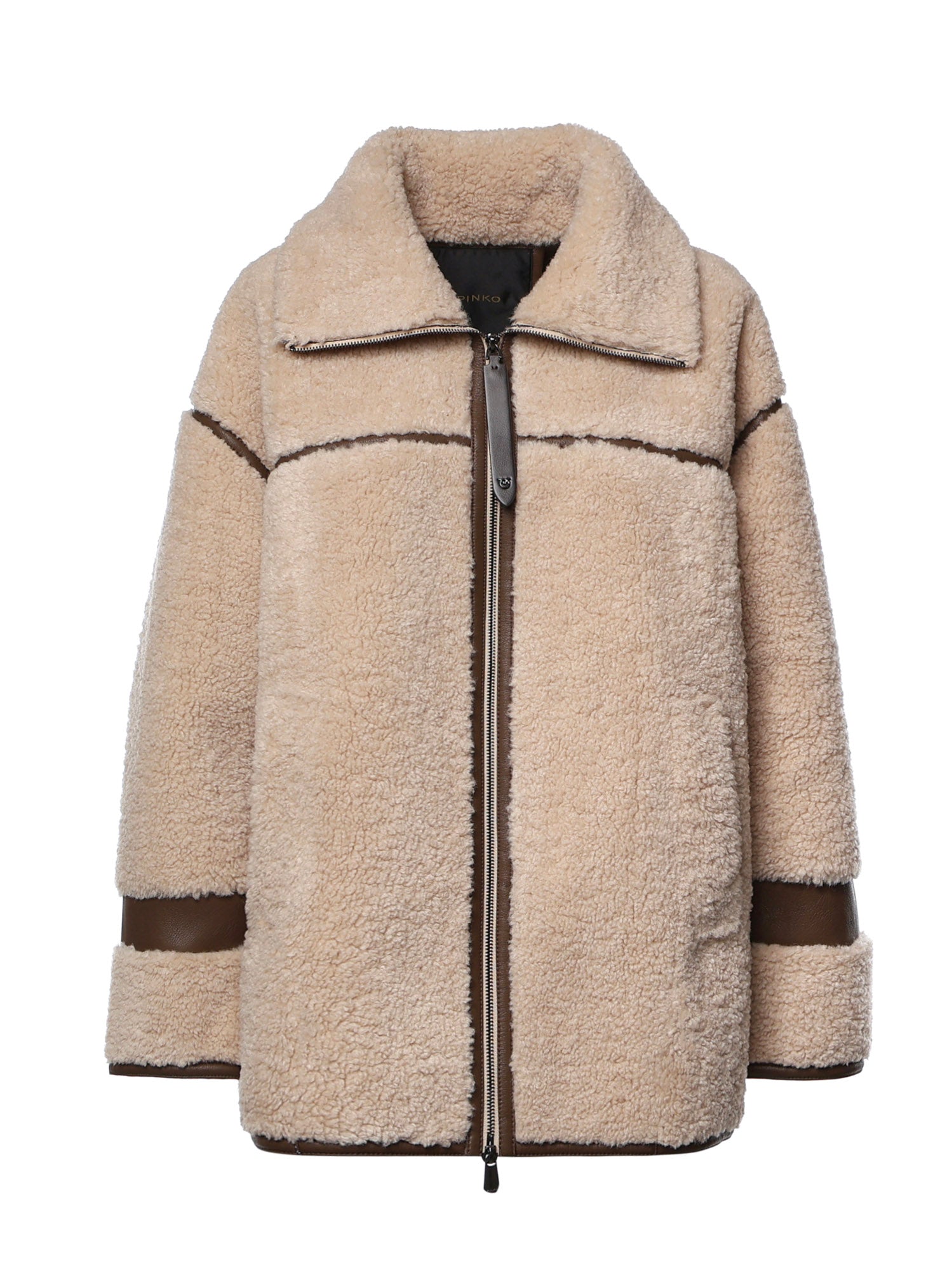 Caban in teddy 107165 A3FJZL3 PINKO 