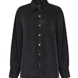 Camicia in twill di cupro e viscosa 107169 A3F8Z98 PINKO 
